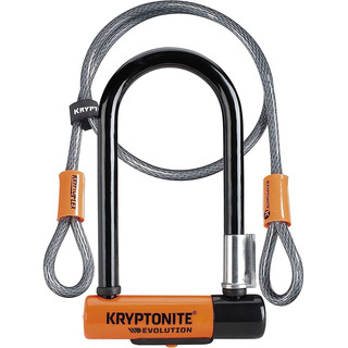 Kryptonite U-lock Para Bicicleta, Horizontal, Laranja Kryptonite U-lock Para Bicicleta, Horizontal, Laranja