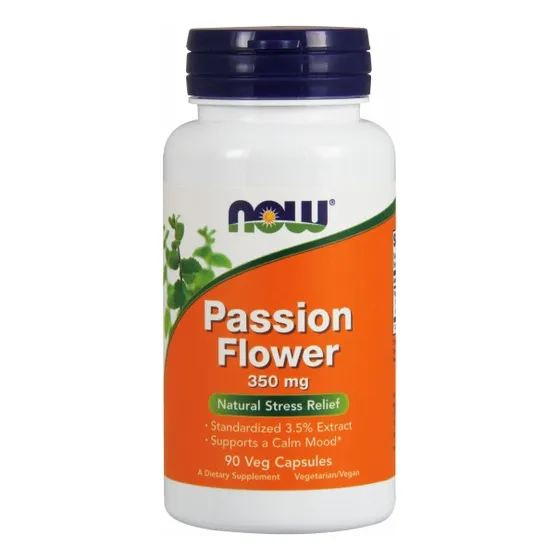 Extracto De Pasiflora De Supplement Now Foods 90 Vcaps X6