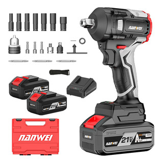 Llave De Impacto Sin Carbones Kit Nanwei 4.0ah Con 2batería Llave De Impacto Sin Carbones Kit Nanwei 4.0ah Con 2batería