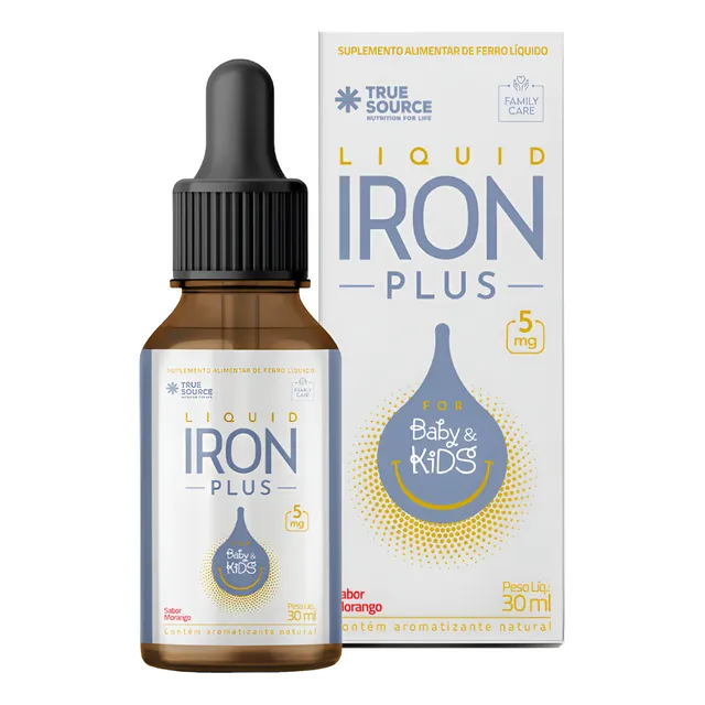 Iron Plus Liquido Baby & Kids Ferro Mor 30ml - True Source -