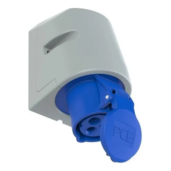 Enchufe Industrial Base Mural Pce Cee 16a 3p 6h Ip44 113-6tt