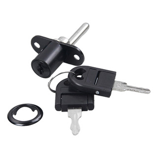 Cerradura De Émbolo De Gabinete, Cerradura De 16 Mm Negro Cerradura De Émbolo De Gabinete, Cerradura De 16 Mm Negro