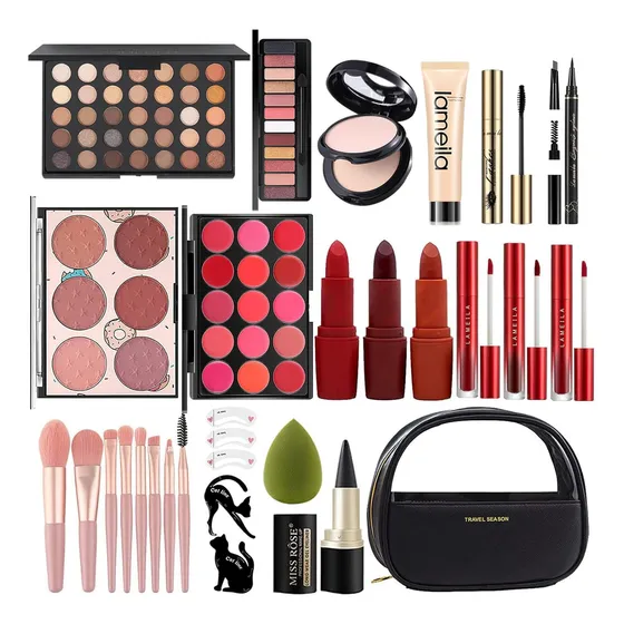 Traje Completo De Maquillaje, Regalo De Maquillaje Integrado