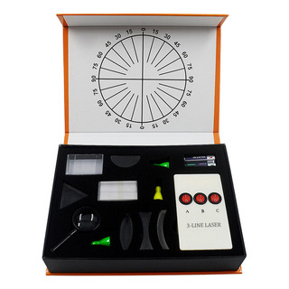 Kit Óptico Físico Lentes Convexas Cóncavas Prisma Kit Óptico Físico Lentes Convexas Cóncavas Prisma