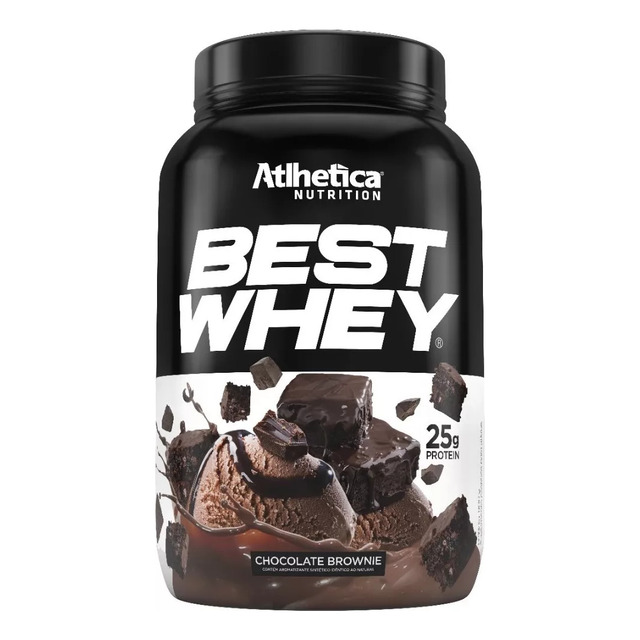 Best Whey Protein Brownie Chocolate 900g Proteína 25g Atlhetica Nutrition Best Whey Protein Brownie Chocolate 900g Proteína 25g Atlhetica Nutrition