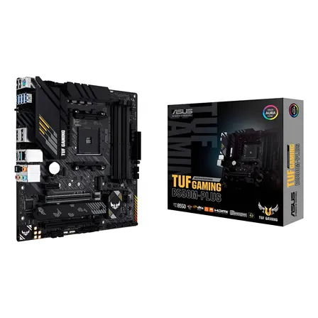 Placa Mãe Asus Tuf Gaming B550m-plus B550 Amd Am4 Matx Ddr4 Preto