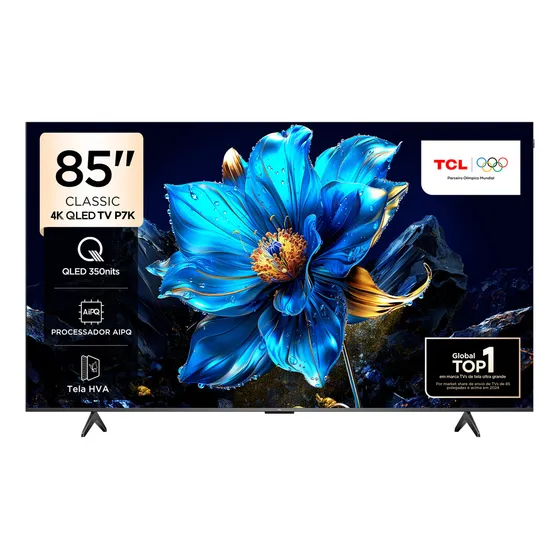 Tcl Qled Smart Tv 85 85p7k 4k Uhd Google Tv