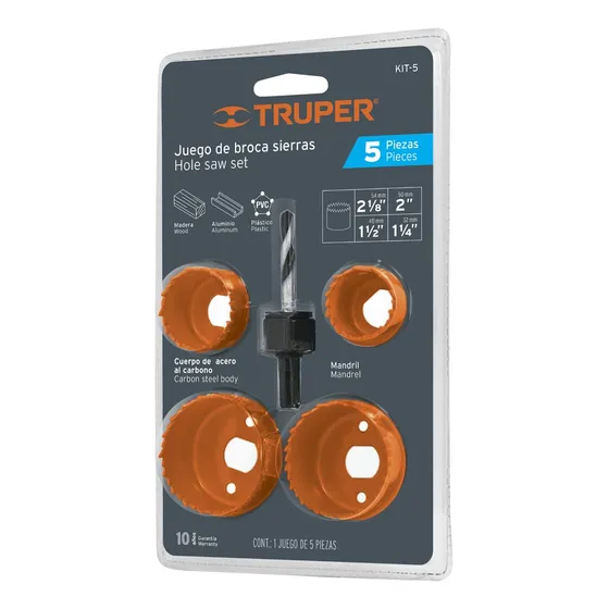 Brocas Corta Circulos Truper 