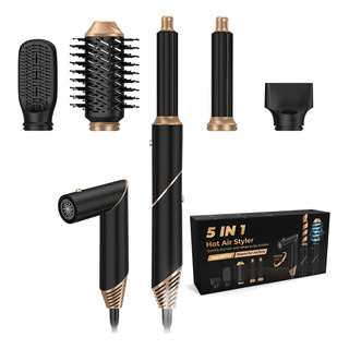 Secadora 5 En 1 Cepillo Con Rizador Plegable Portátil Secadora 5 En 1 Cepillo Con Rizador Plegable Portátil