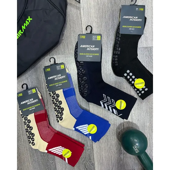 Medias Antideslizantes De Algodón Marca American Hosiery