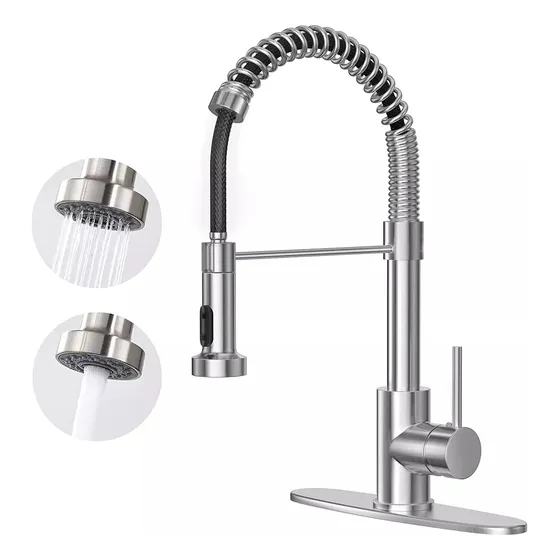Banna Lifac55si Llave Mezcladora Para Fregadero Monocomando Plateada