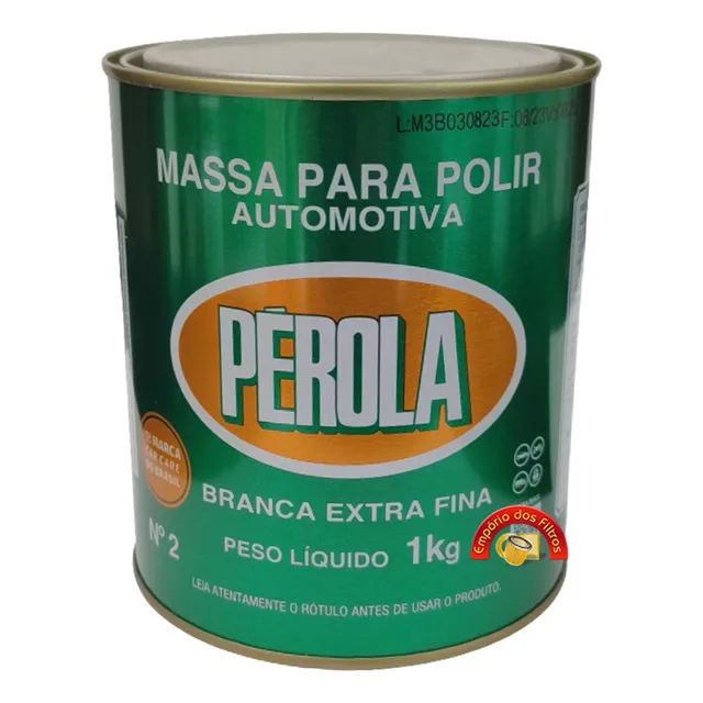 Massa Para Polir Nr. 2 Base Solvente Pérola 1 Kg