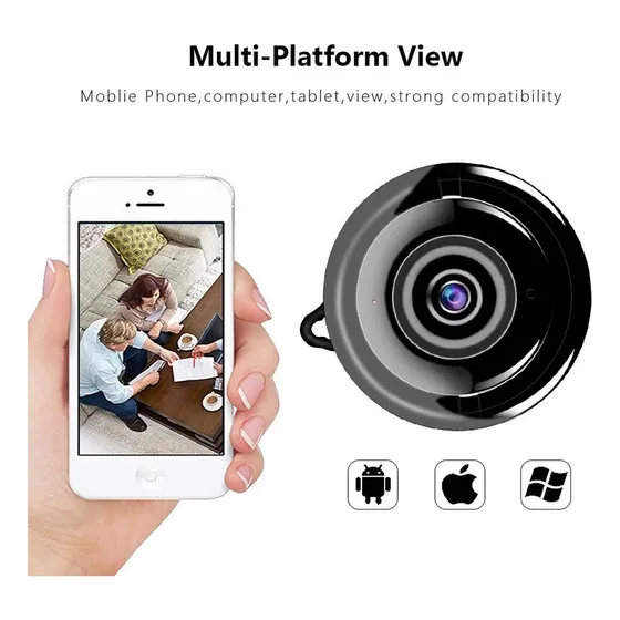 Cámara De Seguridad Hdwificampro V380 Mini Wi-fi