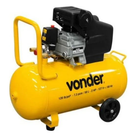 Motocompressor De Ar 8,0 Pcm 50 Litros 220 V Mcv 50 Vonder