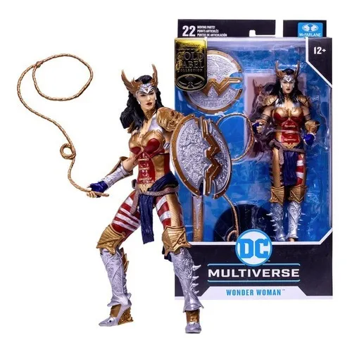 Wonder Woman Mujer Maravilla By Todd Mcfarlane Gold Label