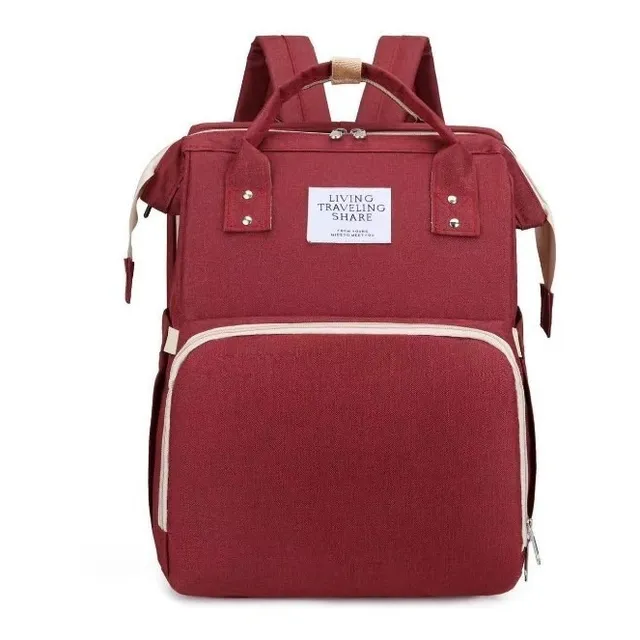 Bolso Pañalera Multifuncional Con Cambiador De Bebe + Usb
