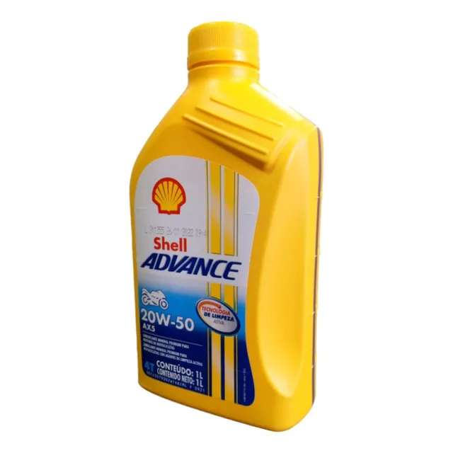 Aceite 4t 20w50 Mineral  Moto  Shell 