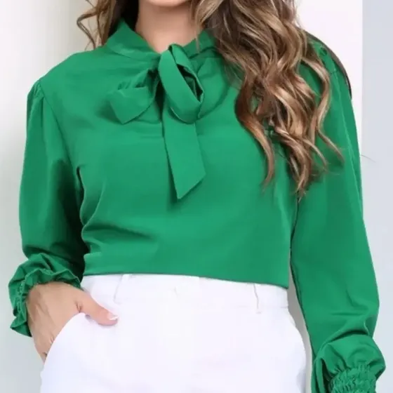 Blusa Social Feminina | Mercado Livre