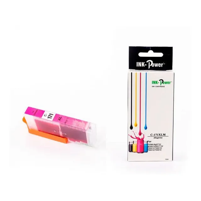 Tinta C-171xlm Magenta Para Pixma Mg5710 Mg6810 Mg7714