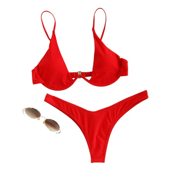 Traje De Baño De Dama Rojo