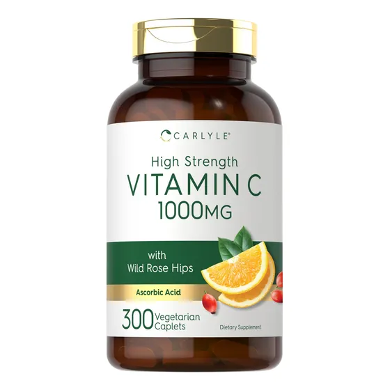 Suplemento Carlyle De Vitamina C 1000 Mg 300 Cápsulas Vegeta