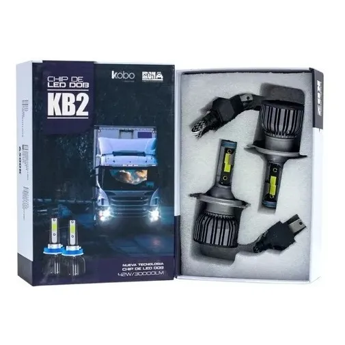 Kit Cree Led Kb2 Chip Led Dob Premium 42w 12/24v Cooler Gtx