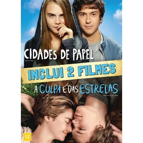 Cidades De Papel / A Culpa É Das Estrelas - Dvd Duplo