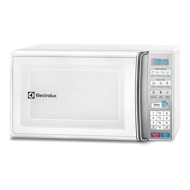 Micro-ondas De Bancada Electrolux Branco 27l Com 55 Receitas Pré-programadas No Menu Onlin... Micro-ondas De Bancada Electrolux Branco 27l Com 55 Receitas Pré-programadas No Menu Onlin...