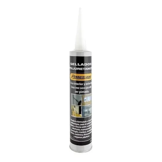Sellador Poliuretánico Pennsylvania 310ml Pintable Gris Eli+