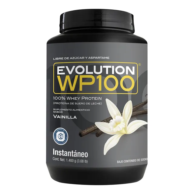 Evolution Proteina Suero De Leche (whey) Wp100 1400g Sabores Sabor Vainilla