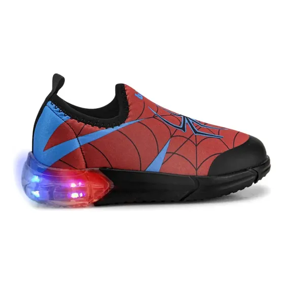 Tênis De Led Infantil Masculino Aranha Bibi Space Wave Luz