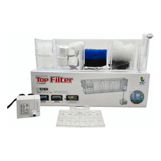 Jeneca Gd-17 Filtro Sump Hang On De Acrilico Para Aquario