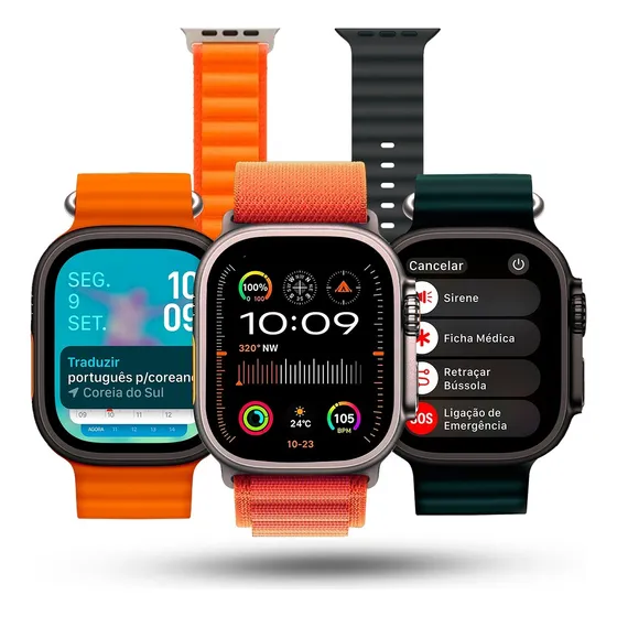 Smartwatch 10 Ultra Plus - Nfc - A Prova D'água