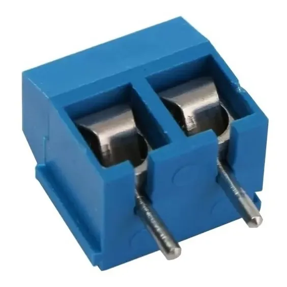 1000pzs Bornera De 2 Pines Clema Culca Conector Tornillo 5mm