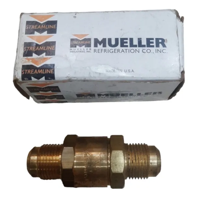 Válvula Check  5/8 Roscada Para Refrigeración Mueller