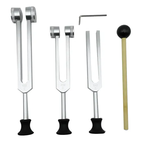 Activador De Diapasón De Goma (Pack 2) – Terapéutico Ergonómico Para Sanación Por Sonido, Yoga Y Meditación