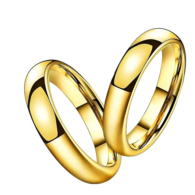 Anillos Matrimonio Anillo Compromiso Acero Promesa Pareja