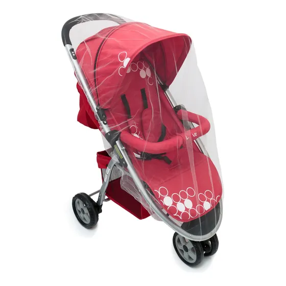 Tul Mosquitero Para Cuna Cochecito Huevito Universal Love 2730 Color Transparente