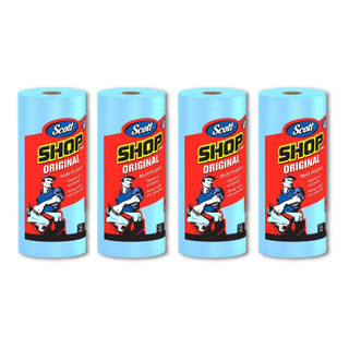 Toalla - Paño Multiusos En Rollo Scott Shop Azul 4 Pzas Toalla - Paño Multiusos En Rollo Scott Shop Azul 4 Pzas