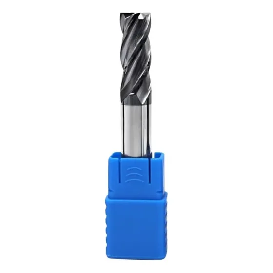 Fresa Topo Metal Duro 5mm 4 Cortes Com Cobertura Tialn