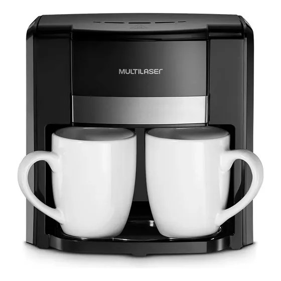 Cafetera Eléctrica Multilaser Con 2 Tazas De Regalo