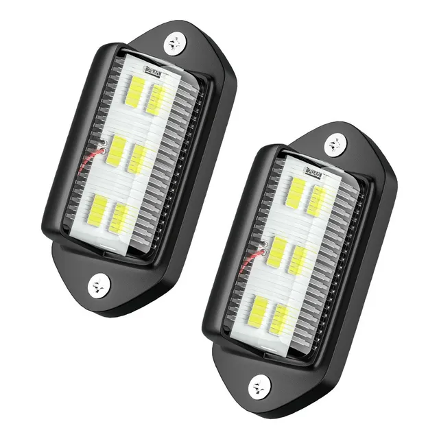 Par Luz Patente 6 Led Universal Autos Camionetas 12v Ip67
