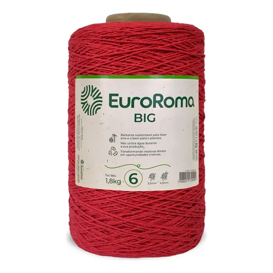 Barbante Euroroma 1,8 Kg Fio 6 Big Cone (escolha A Cor)