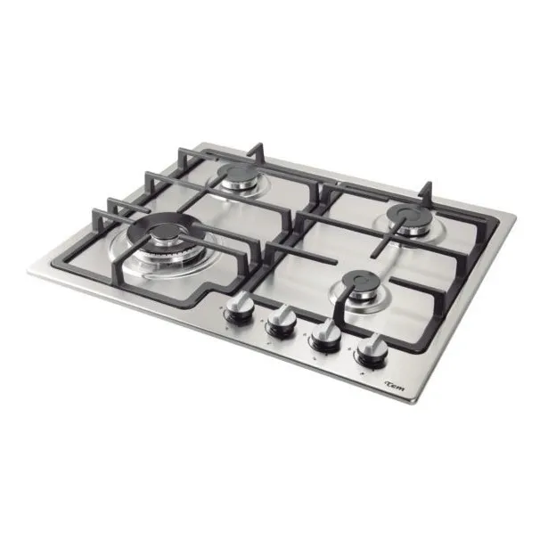 Anafe Gas Tem 604s 4 Horn Inox Encendido Doble Llama Albion 