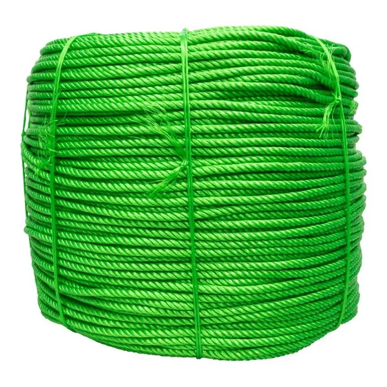 Cuerda Cable Polipropileno 10mm 4 Cabos Bobina Verde 26kg