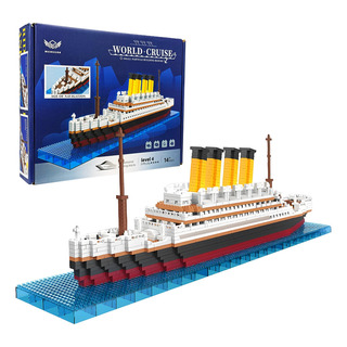 Juguete De Bloques De Construcción De Barco Gigante Titanic Juguete De Bloques De Construcción De Barco Gigante Titanic