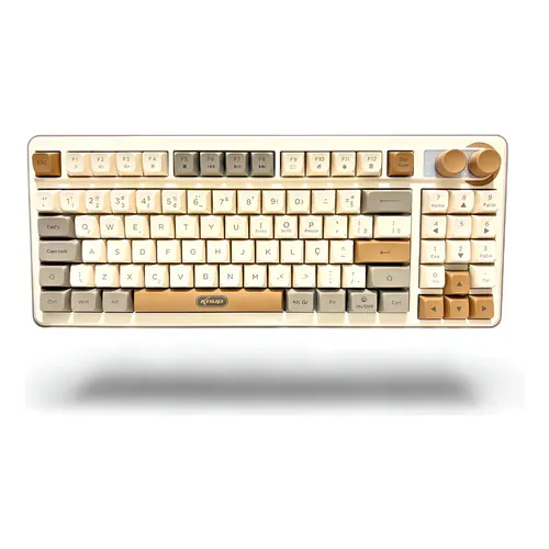 Indicador Óptico E Teclado Rgb De Membrana K68 Gaming