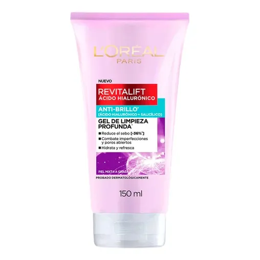 Gel De Limpieza Revitalift Antibrillo Loreal