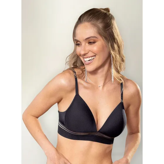 Leonisa Brasier Triangular De Realce Suave Con Escote Profun