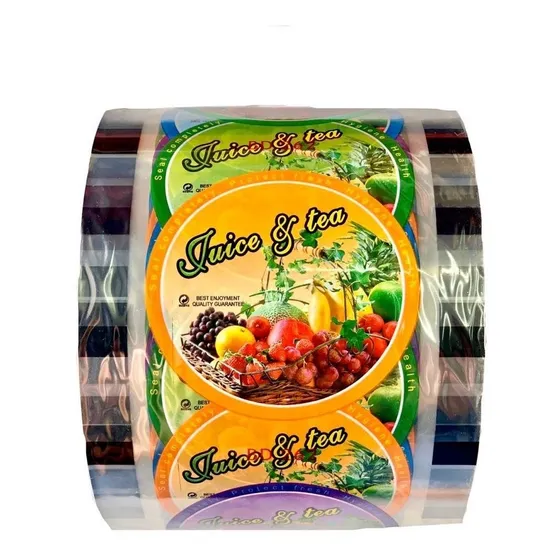 Rollo Celofan Tapa De Vaso A  Maquina Selladora